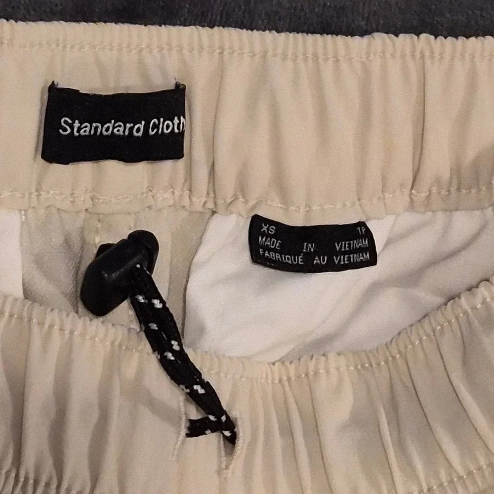Standard Cloth Urban Outfitters Nylon Tech Parachute Pants XS Ivory OB2000829